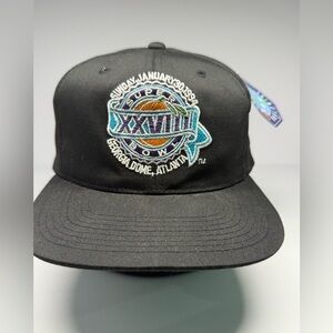 Vtg American Needle Super Bowl 1994 XXV111 Spell Out Snapback Georgia